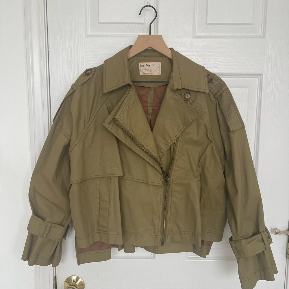 We The Free - Khaki Utility Jacket / Size XS